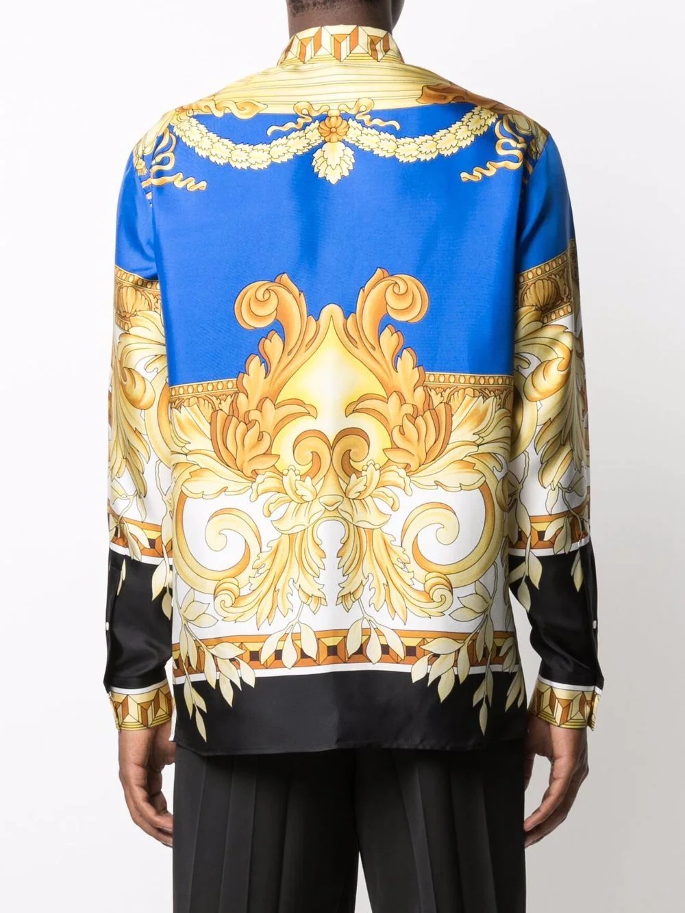 Medusa Renaissance-print silk shirt - 4