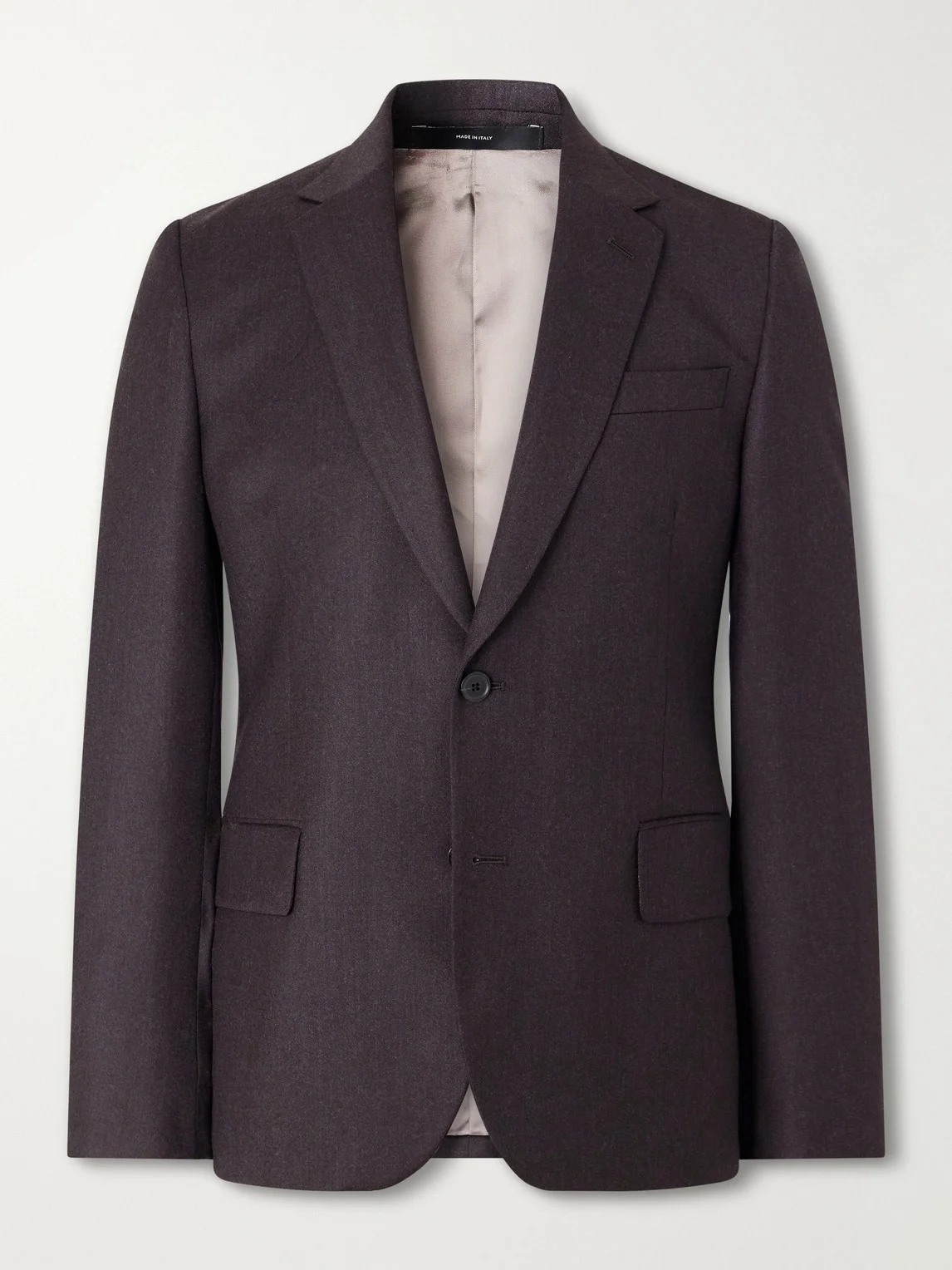 Wool and Cashmere-Blend Flannel Suit Jacket - 1