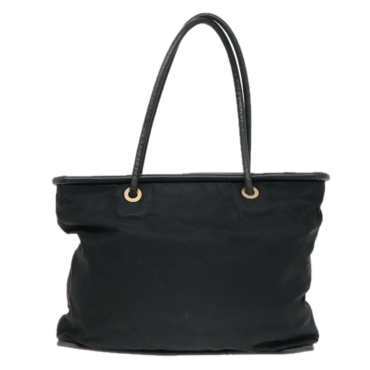 CELINE Tote Bag Nylon Black Gold - 13