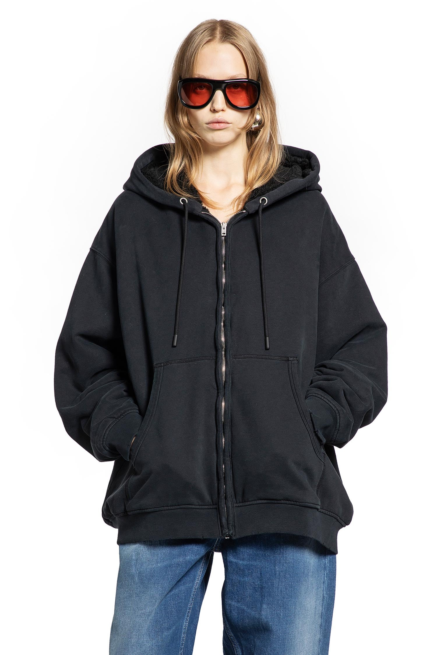 Acne Studios Woman Black Sweatshirts - 6