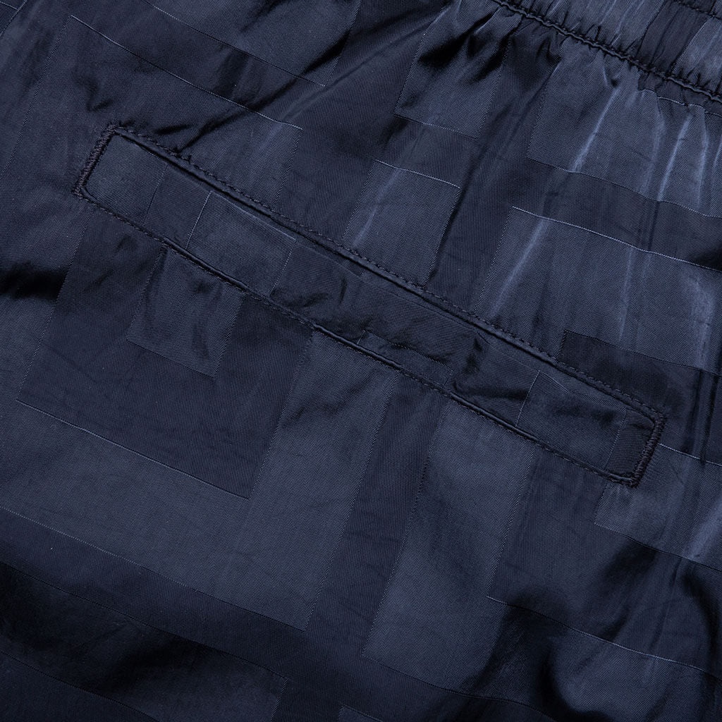 4G SHINY BERMUDA SHORTS - NAVY - 4