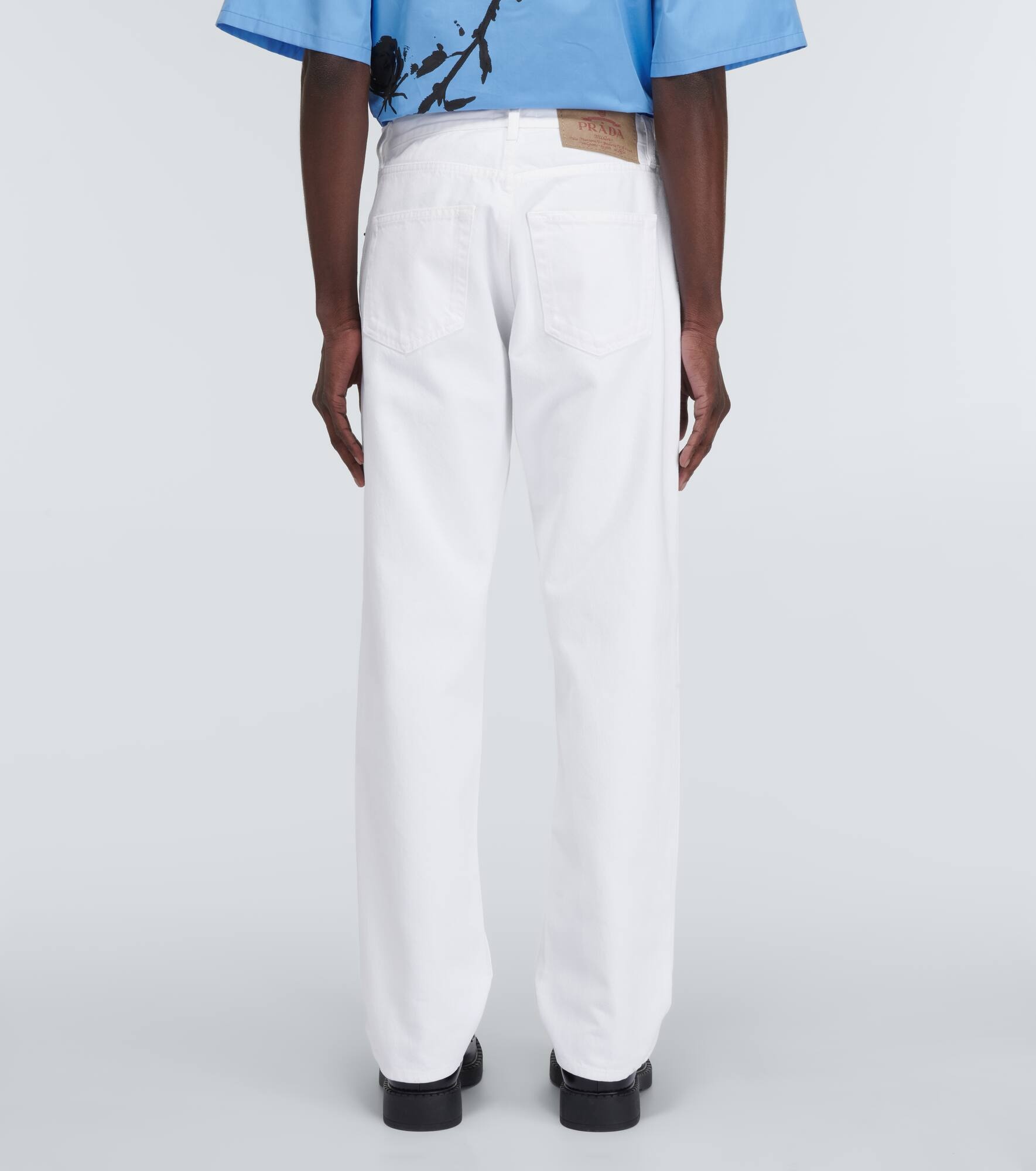 Mid-rise straight jeans - 4