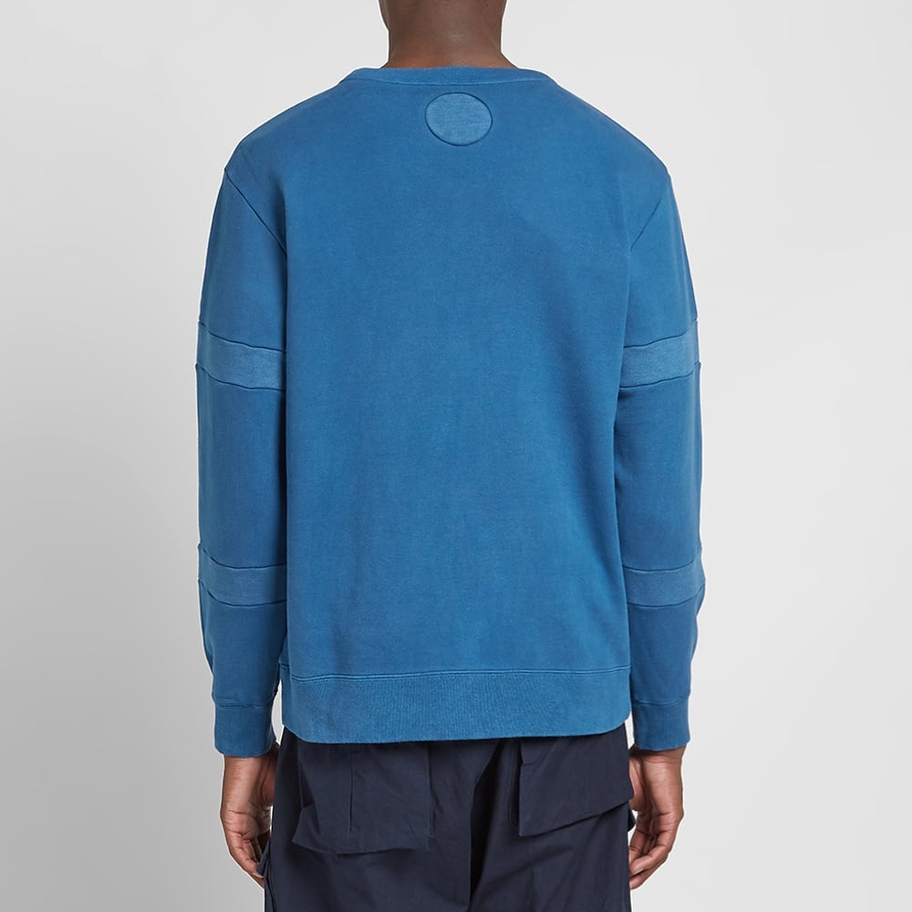 Blue Blue Japan Panel Crew Neck Sweat - 6