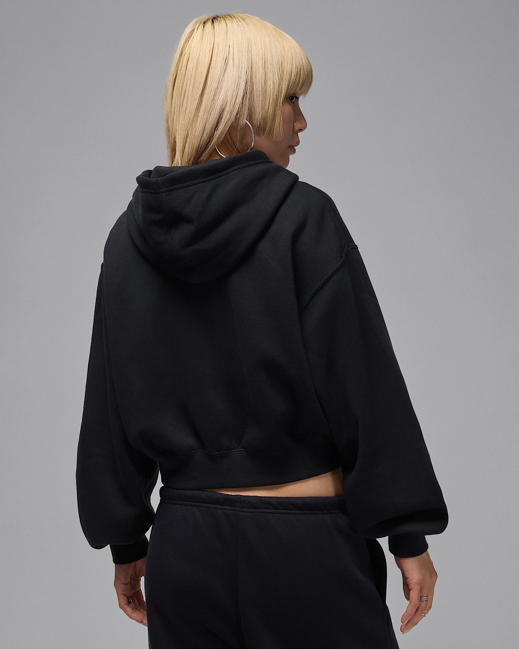 Jordan Brooklyn Fleece Women's Cropped Full-Zip Hoodie - 2