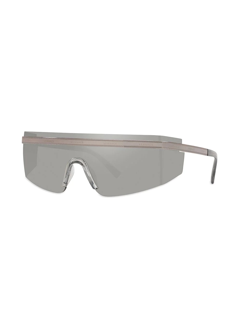 logo band visor sunglasses - 2