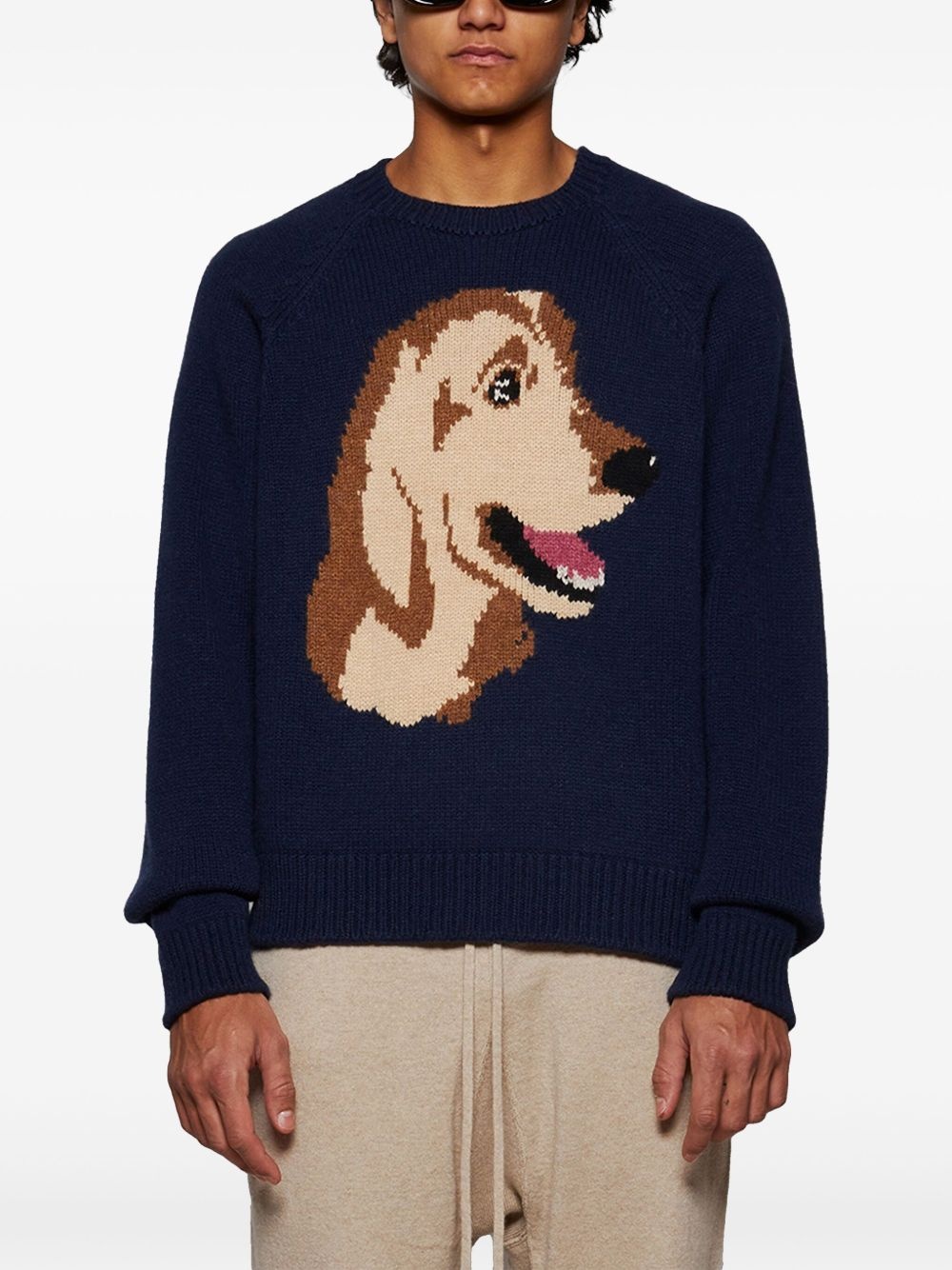 retriever-motif sweater - 3