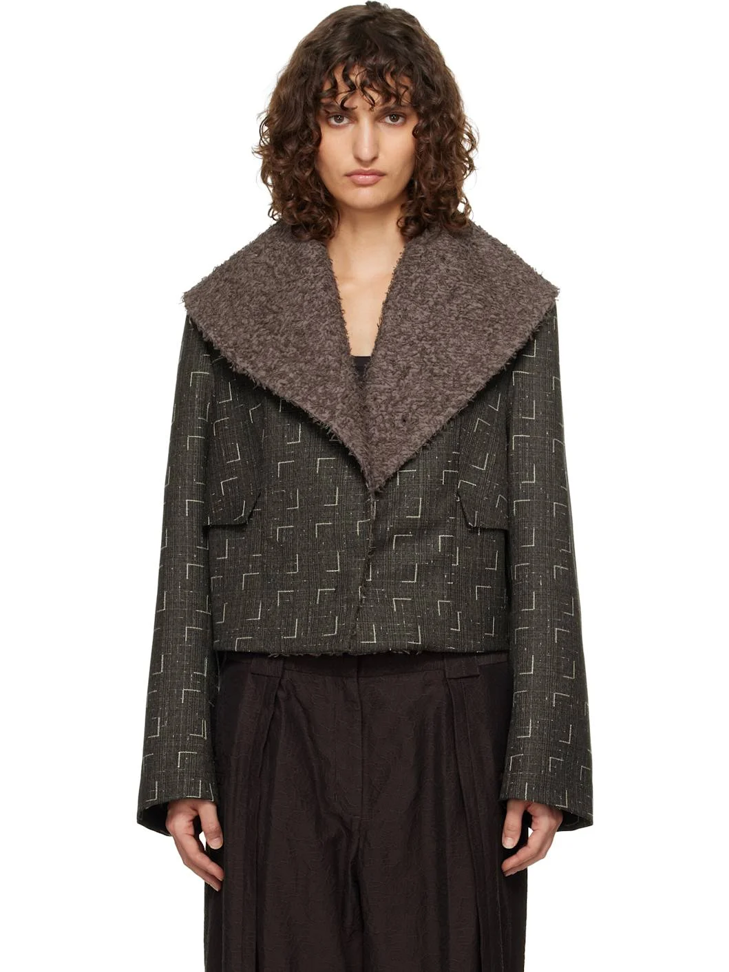 Black & Brown Mimi Jacket - 1