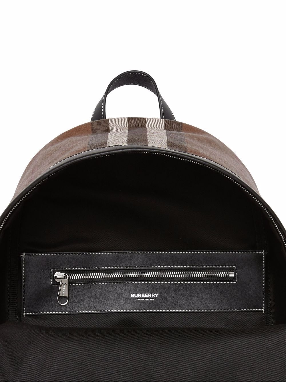 check-print backpack - 6