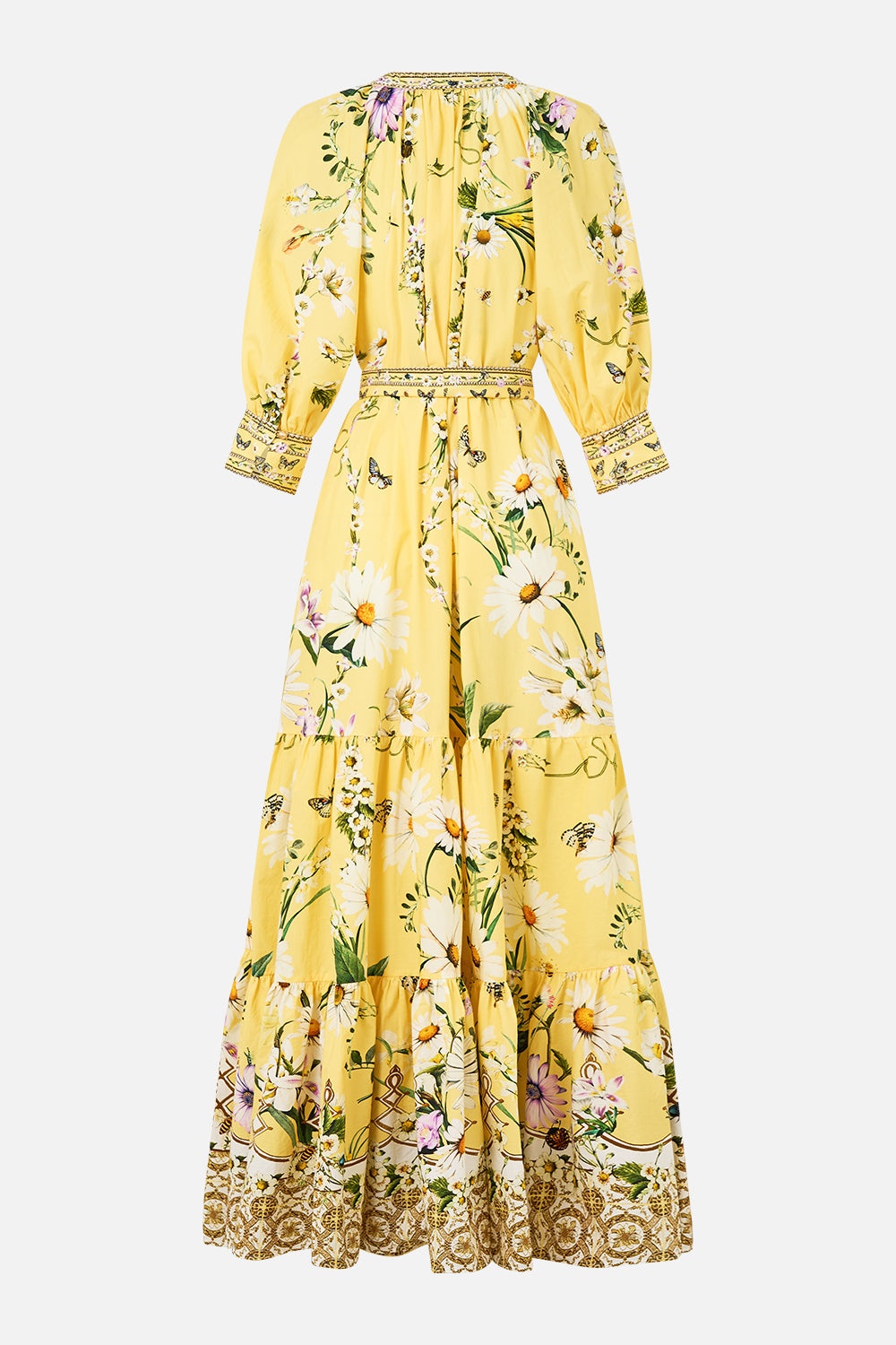 TIERED SHIRT DRESS WITH SHORT SLEEVE - 8