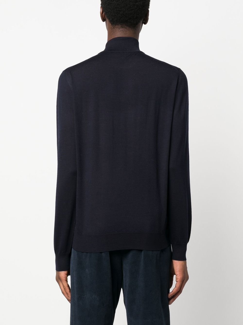 roll-neck knit jumper - 4