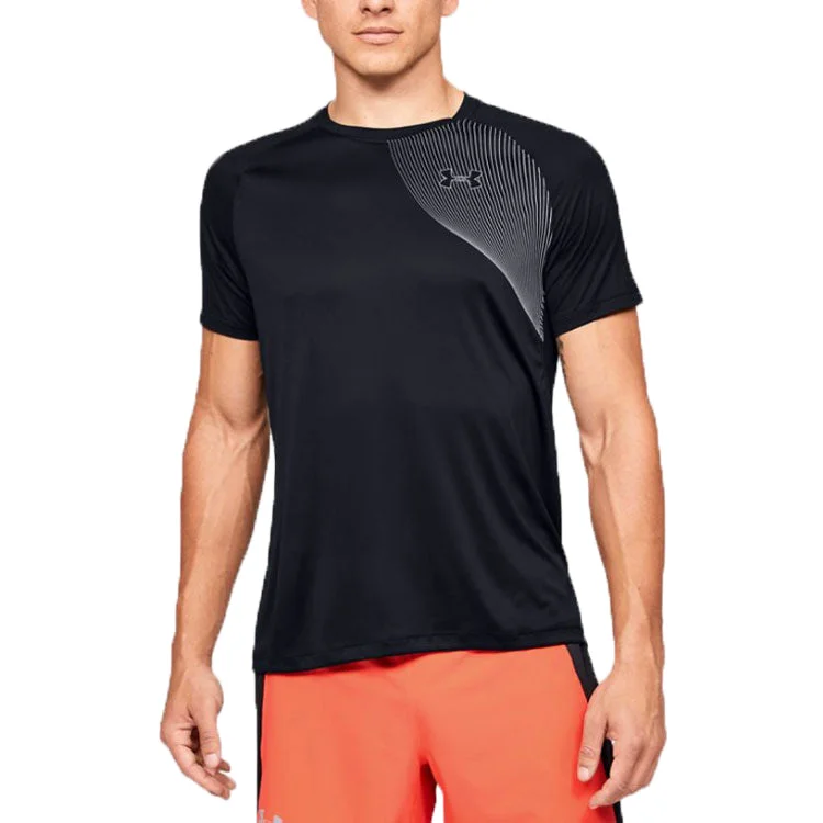 Under Armour Qualifier Iso-Chill Running T-shirt 'Black' 1353467-001 - 1