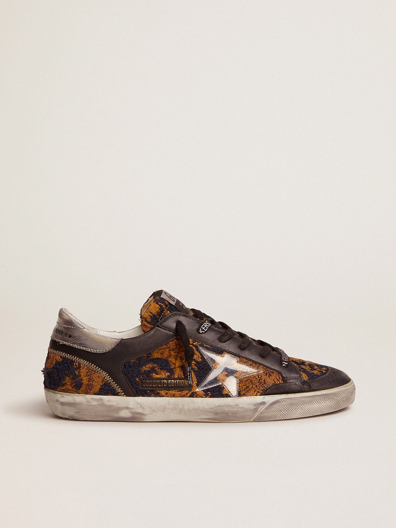 Women’s Super-Star Penstar LAB sneakers in jacquard brocade with PVC star - 1