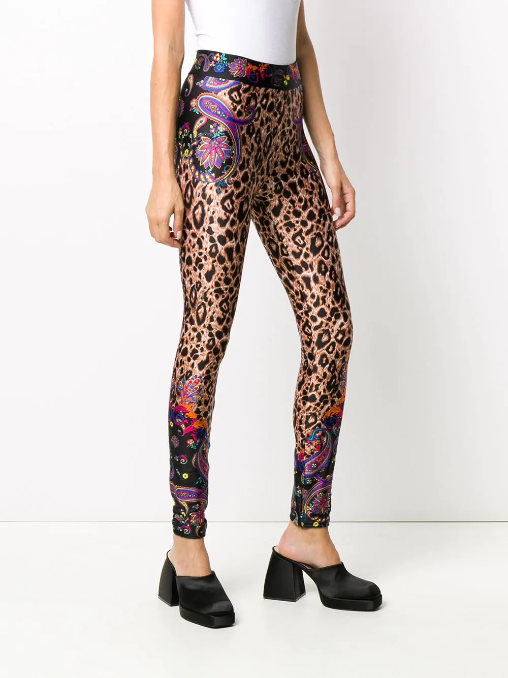 leopard-print leggings - 3