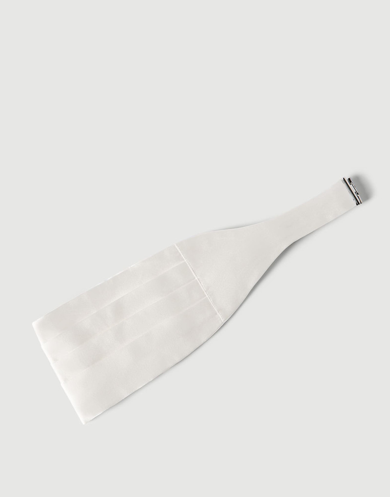 Silk and cotton satin cummerbund 1