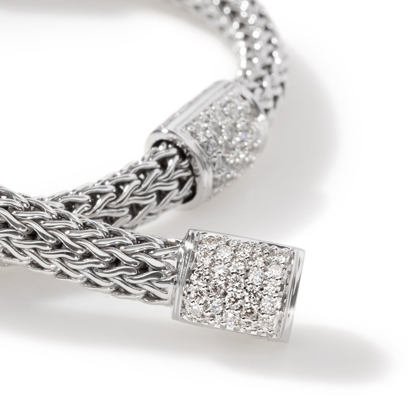 JOHN HARDY Icon Bracelet, Sterling Silver, Diamonds, 5MM outlook