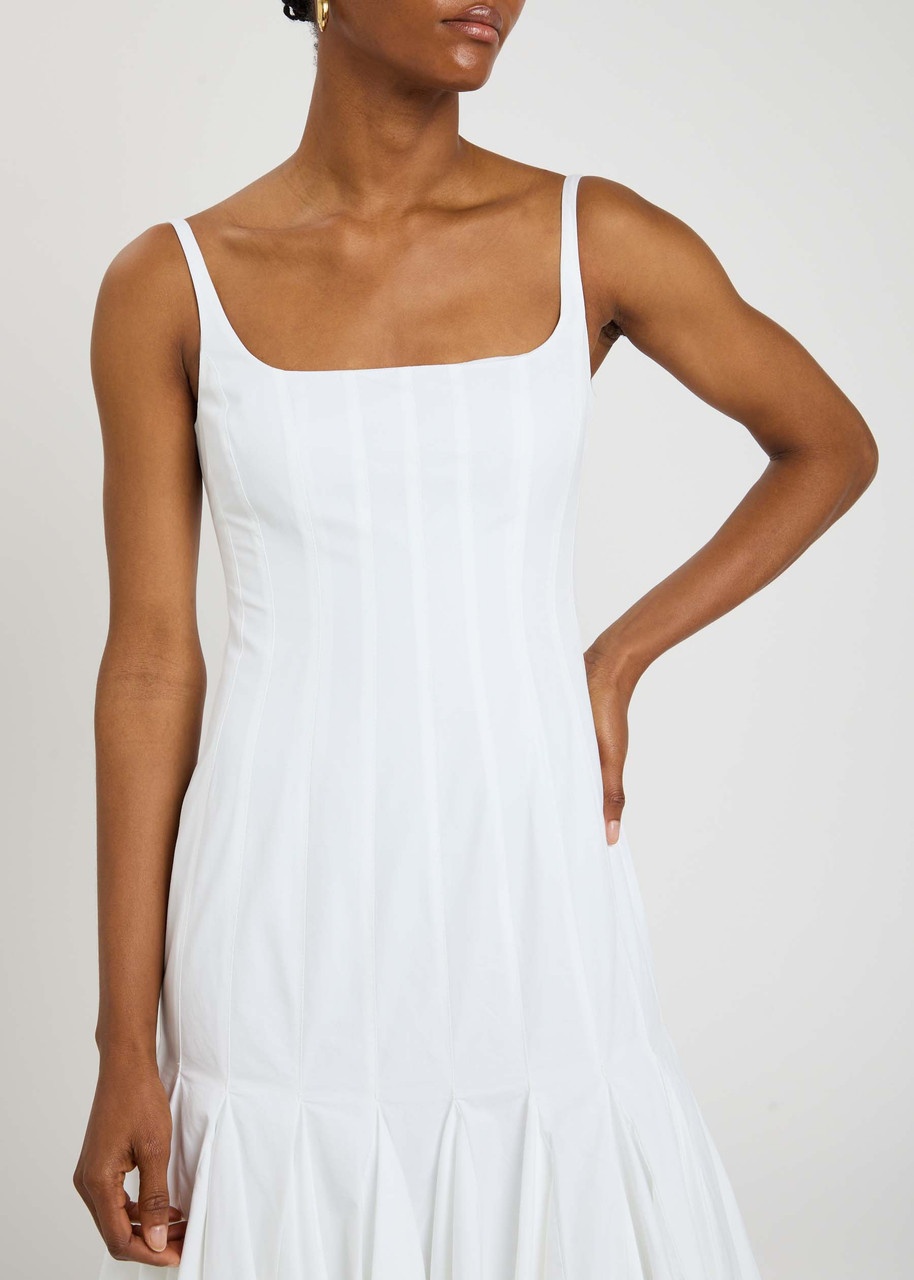 Jacquemus Le Robe Agave Cotton-poplin Midi Dress - 5