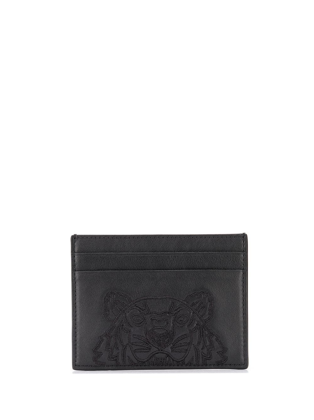 Tiger embroidered cardholder - 1