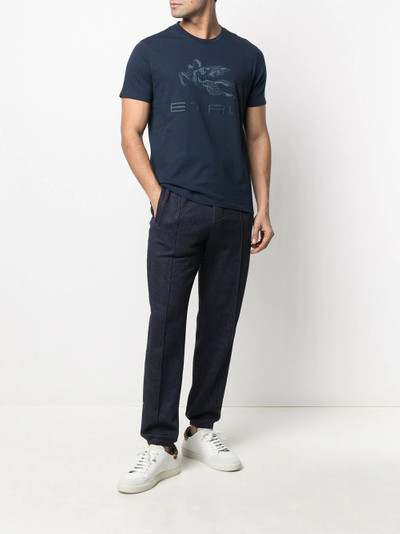 Etro Pegaso logo T-shirt outlook