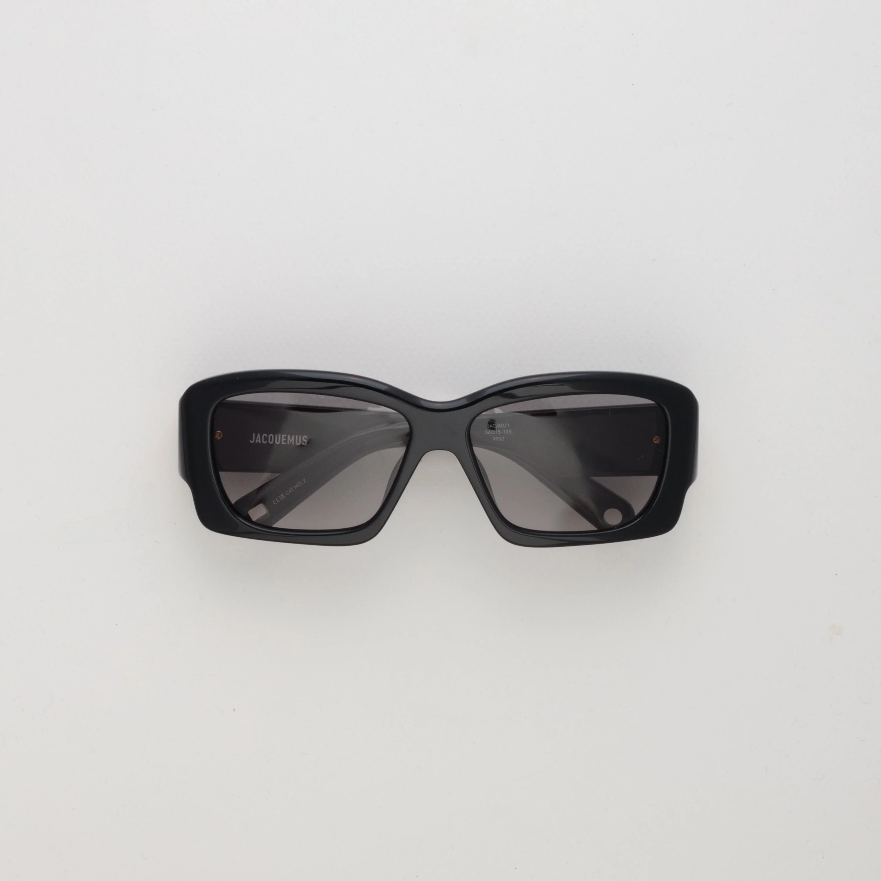 Croisiere Rectangular Sunglasses in Black - 1