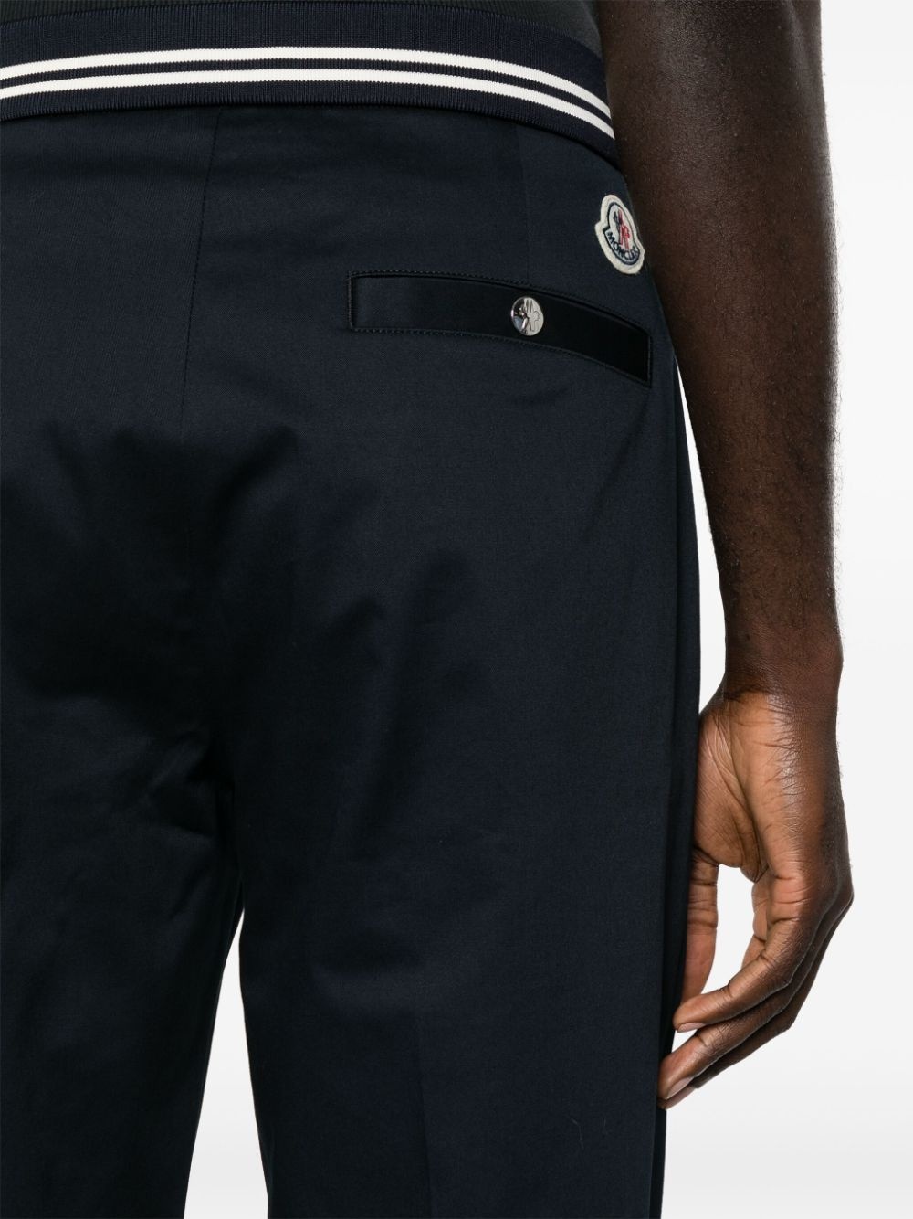 striped-detail tapered trousers - 5