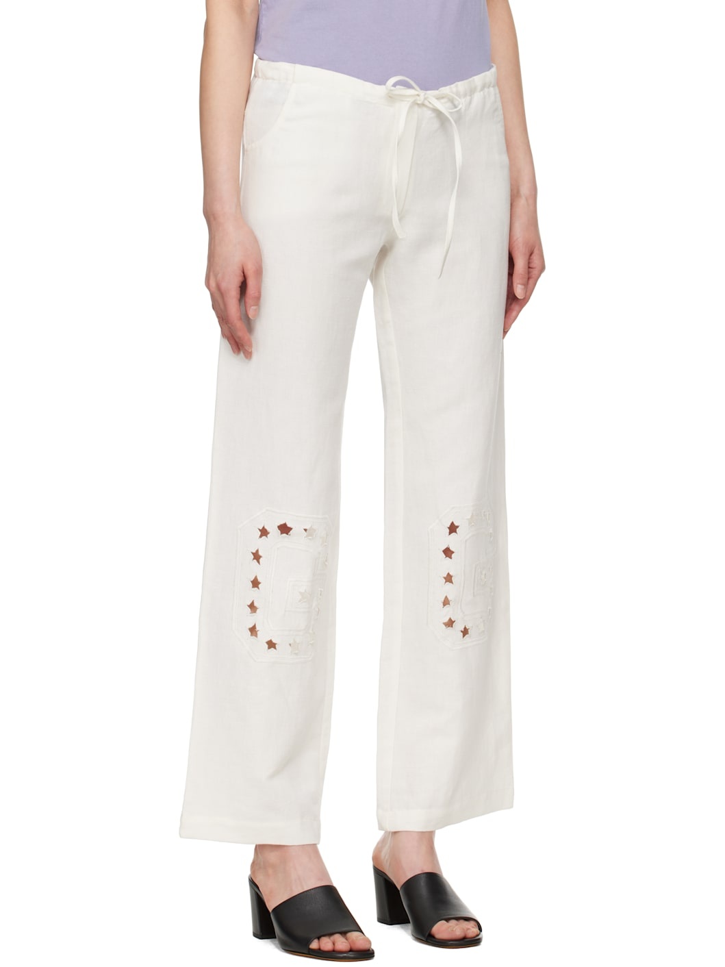 White Gima Lounge Pants - 2