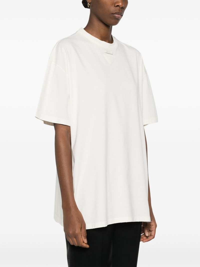 embroidered triangle-logo T-shirt 3