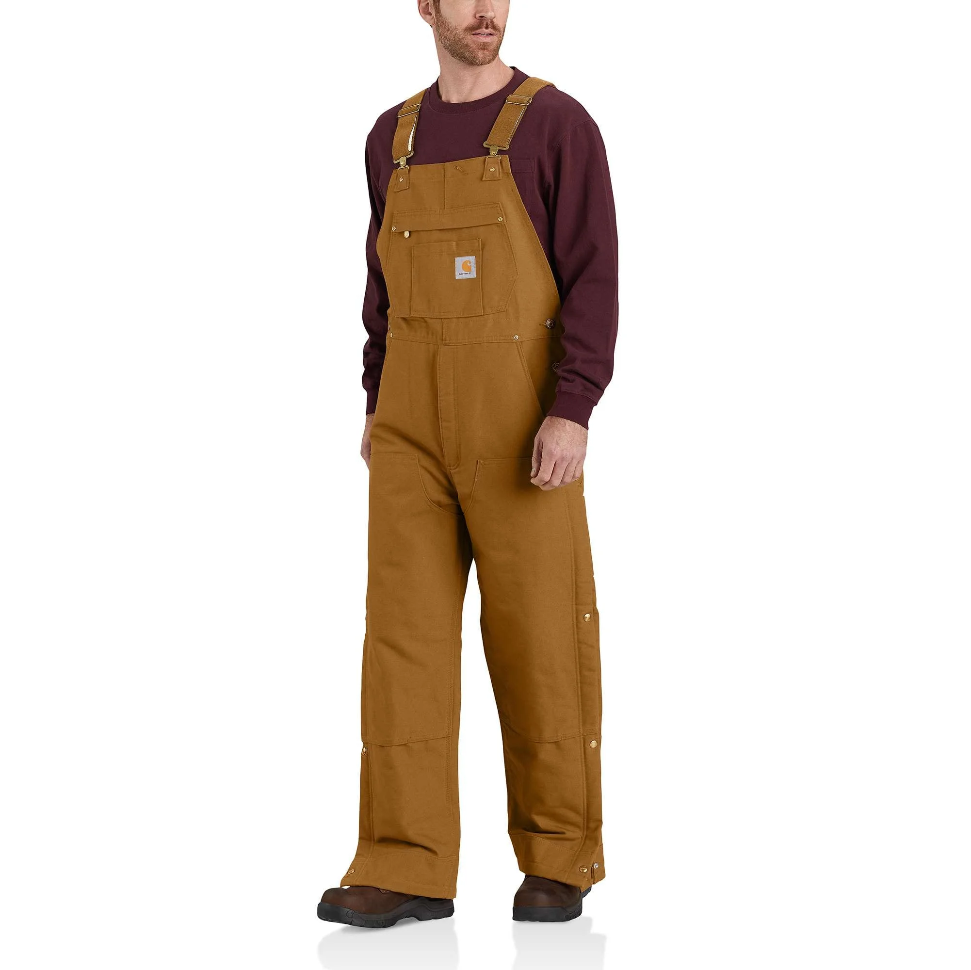 Firm Duck Insulated Bib Overall - 1