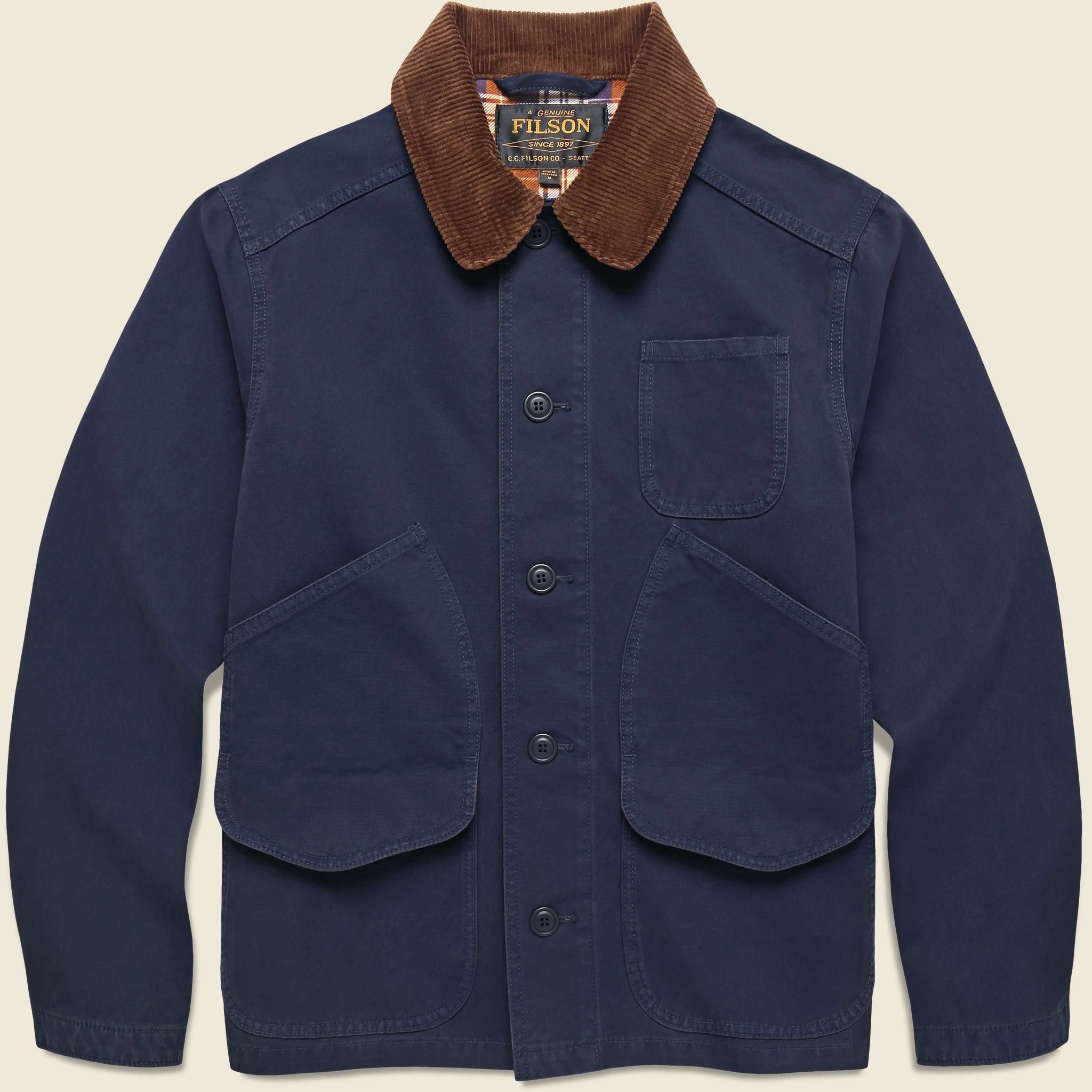 Canvas Outfitter Jacket - Blue Mussel - 1