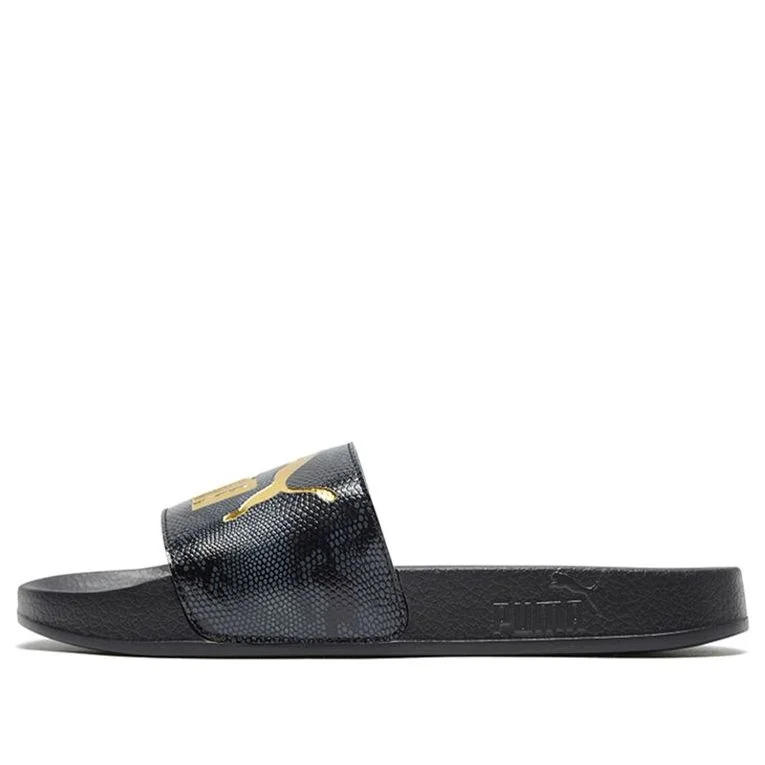 PUMA Leadcat Snake Lux Slide Sandal Black 370693-01 - 1