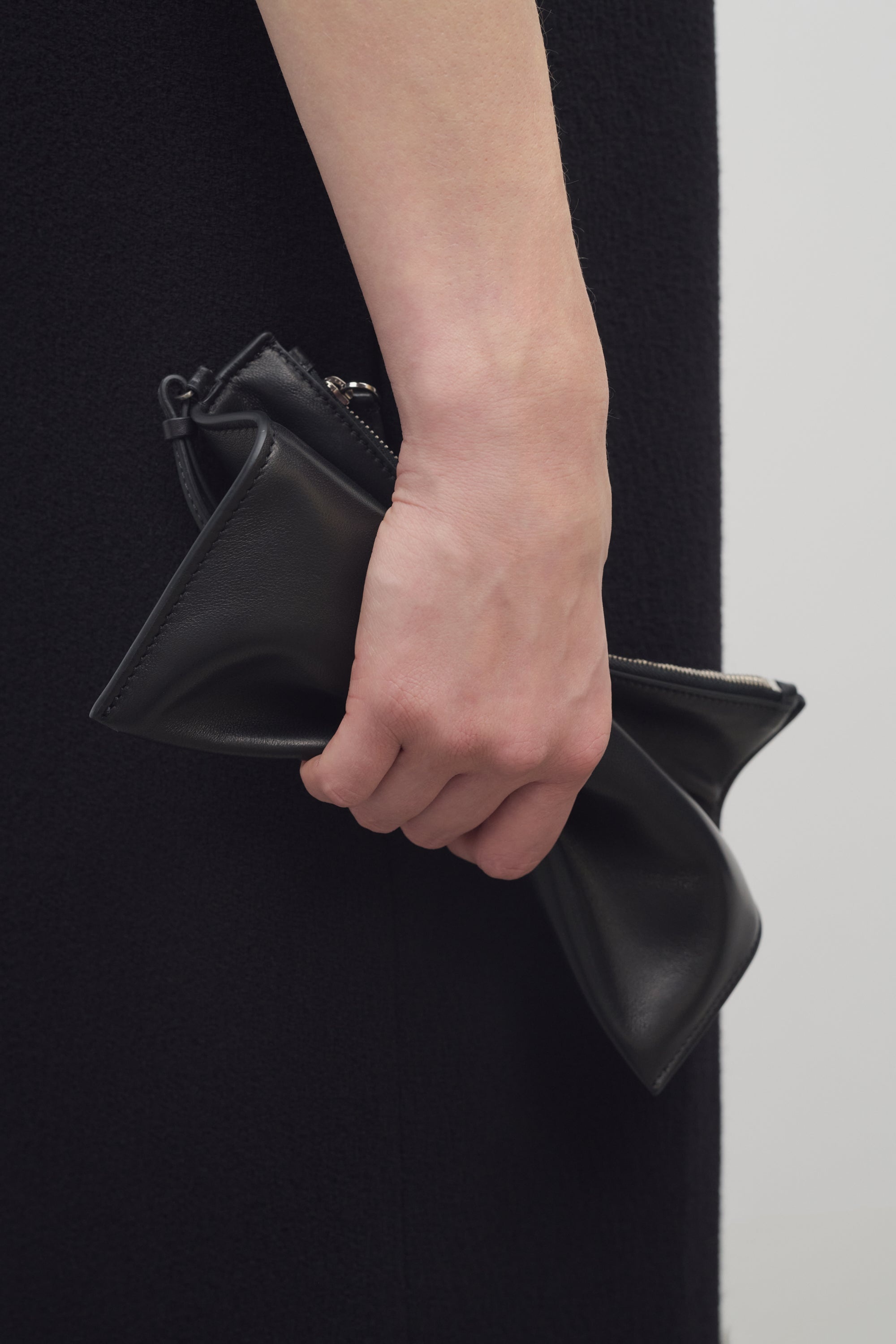 Wristlet Pouch in Leather - 3