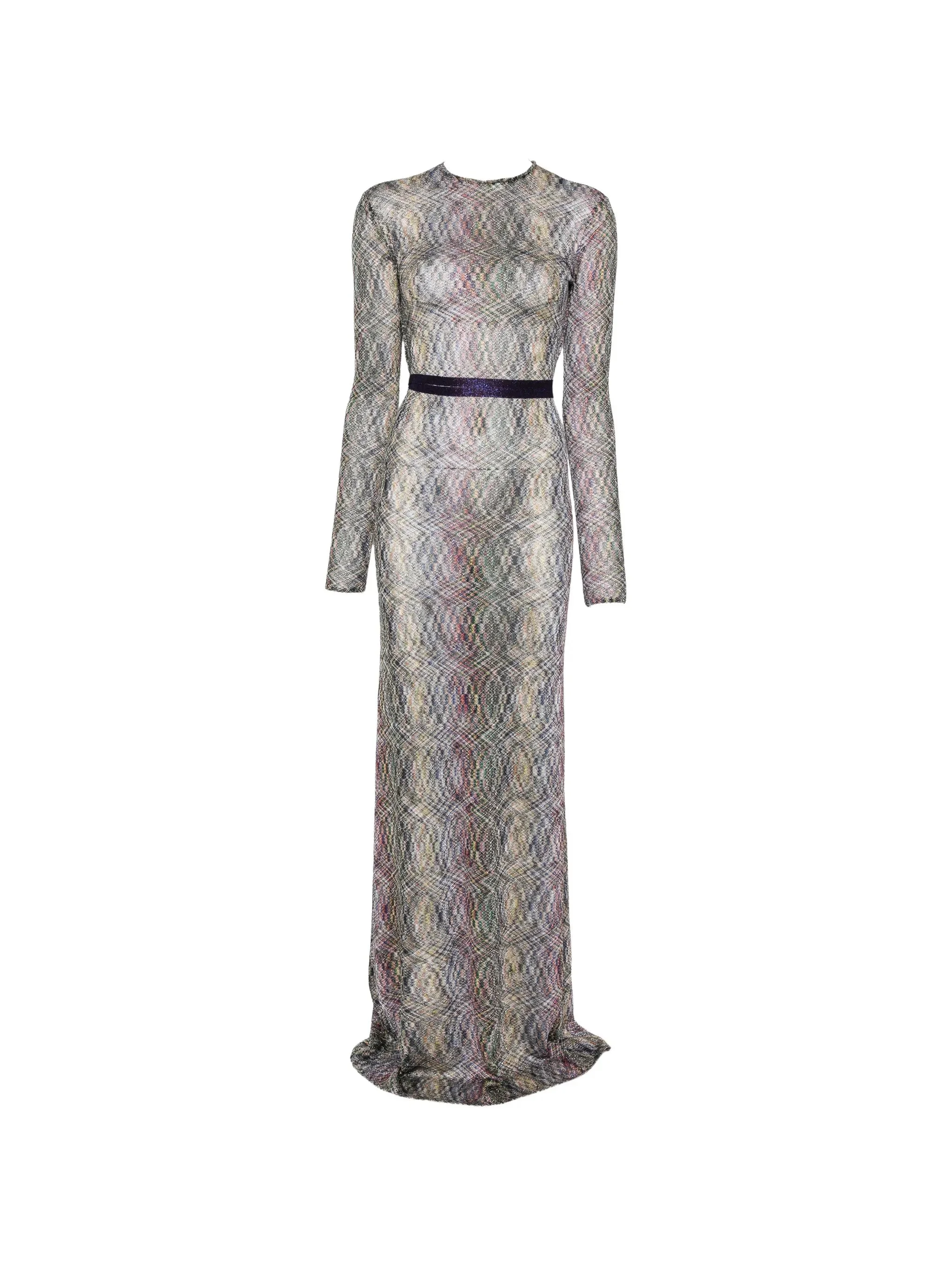 Missoni Zigzag-knit Open-back Dress - 1