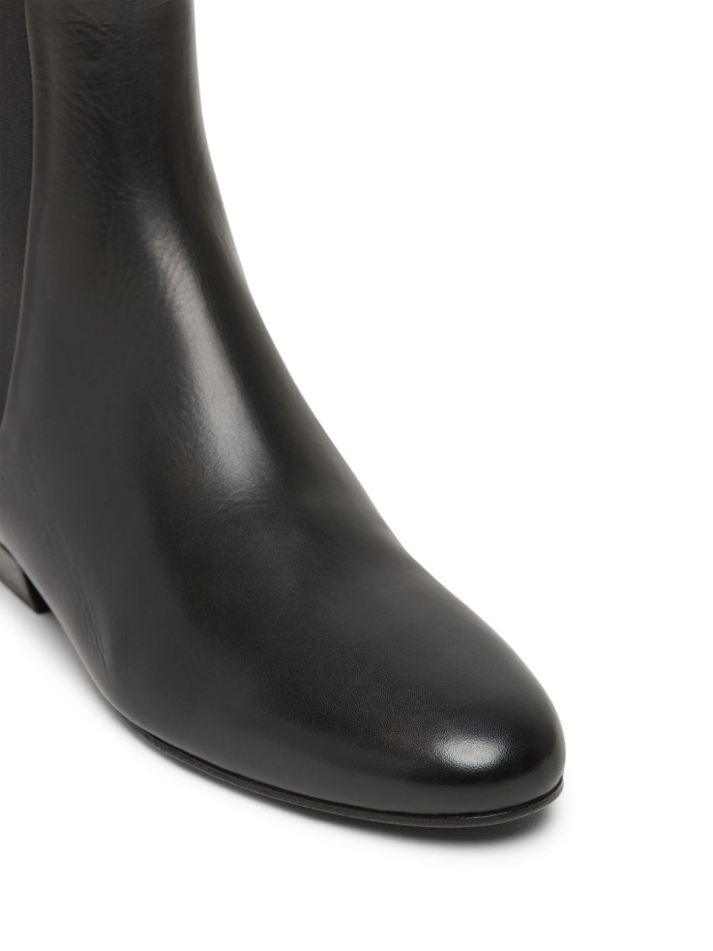 almond-toe leather Chelsea Boots - 4