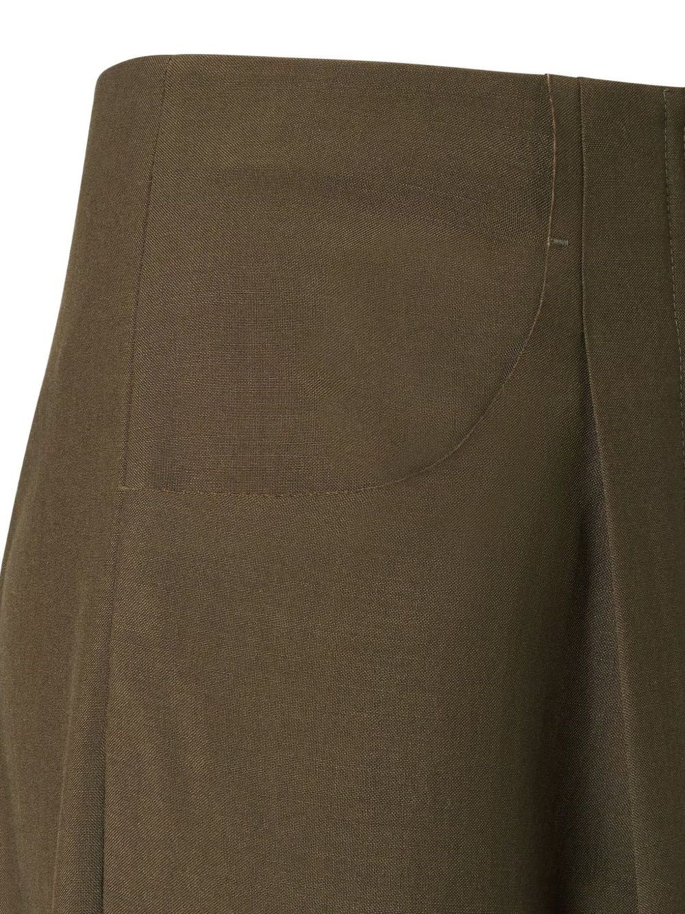Wool wide-leg trousers - 2