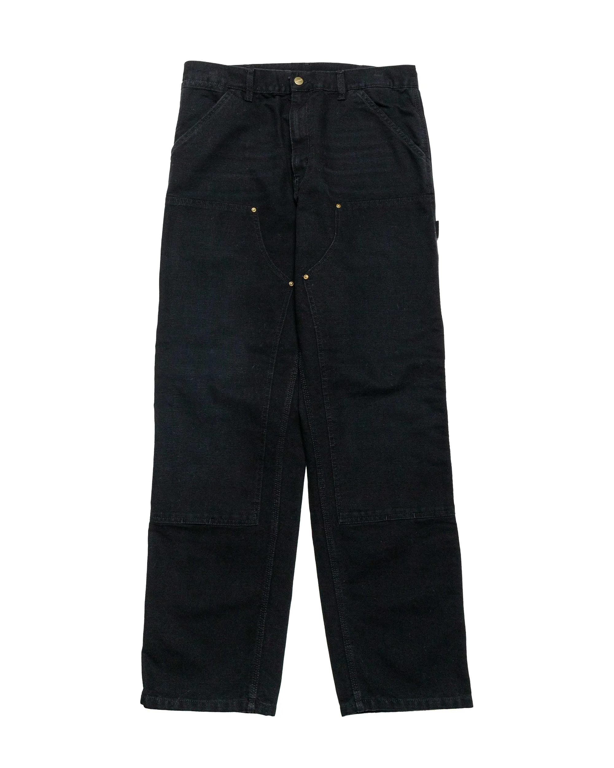 Carhartt W.I.P. Double Knee Pant Black Aged Canvas - 1