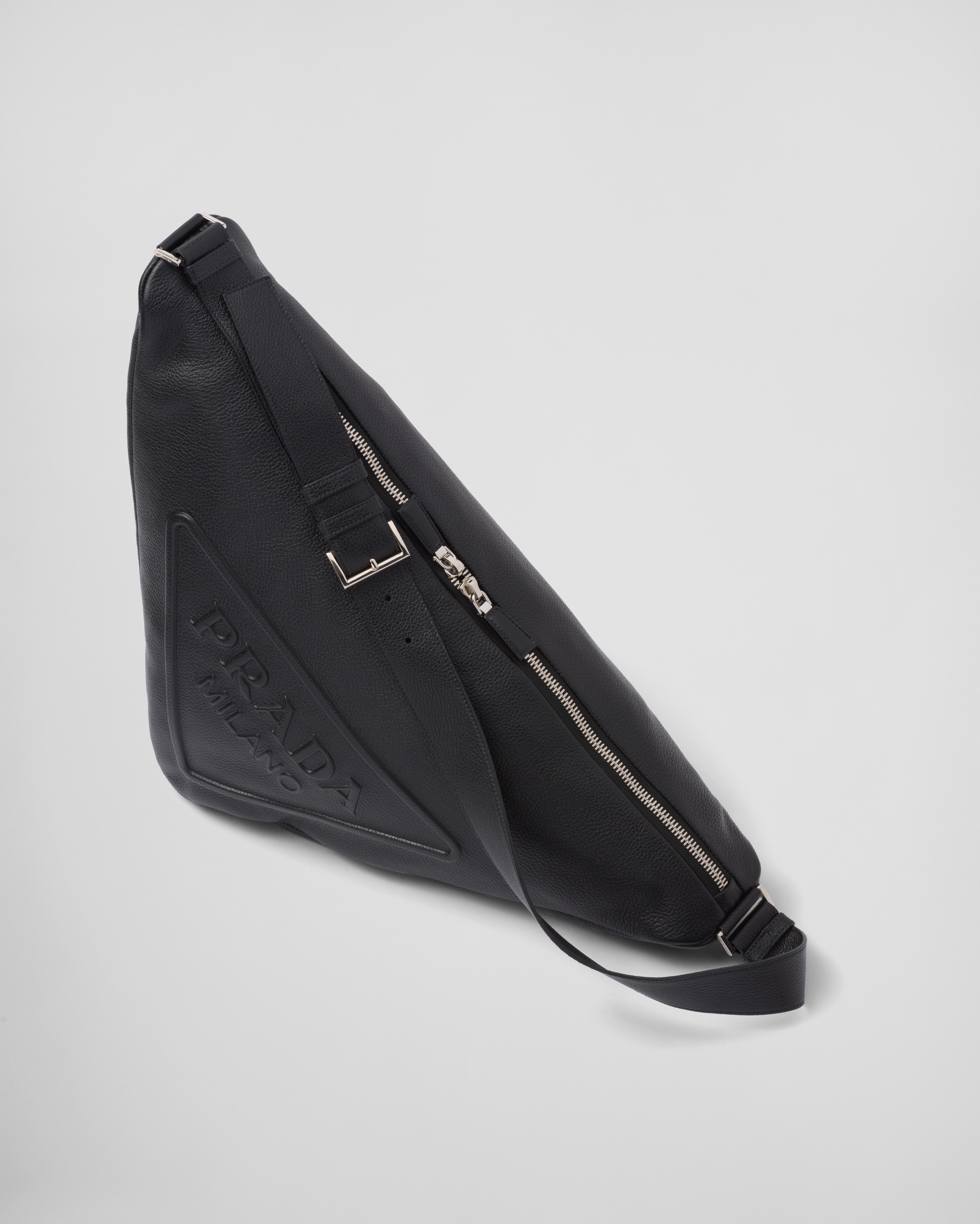 Large leather Prada Triangle bag - 3