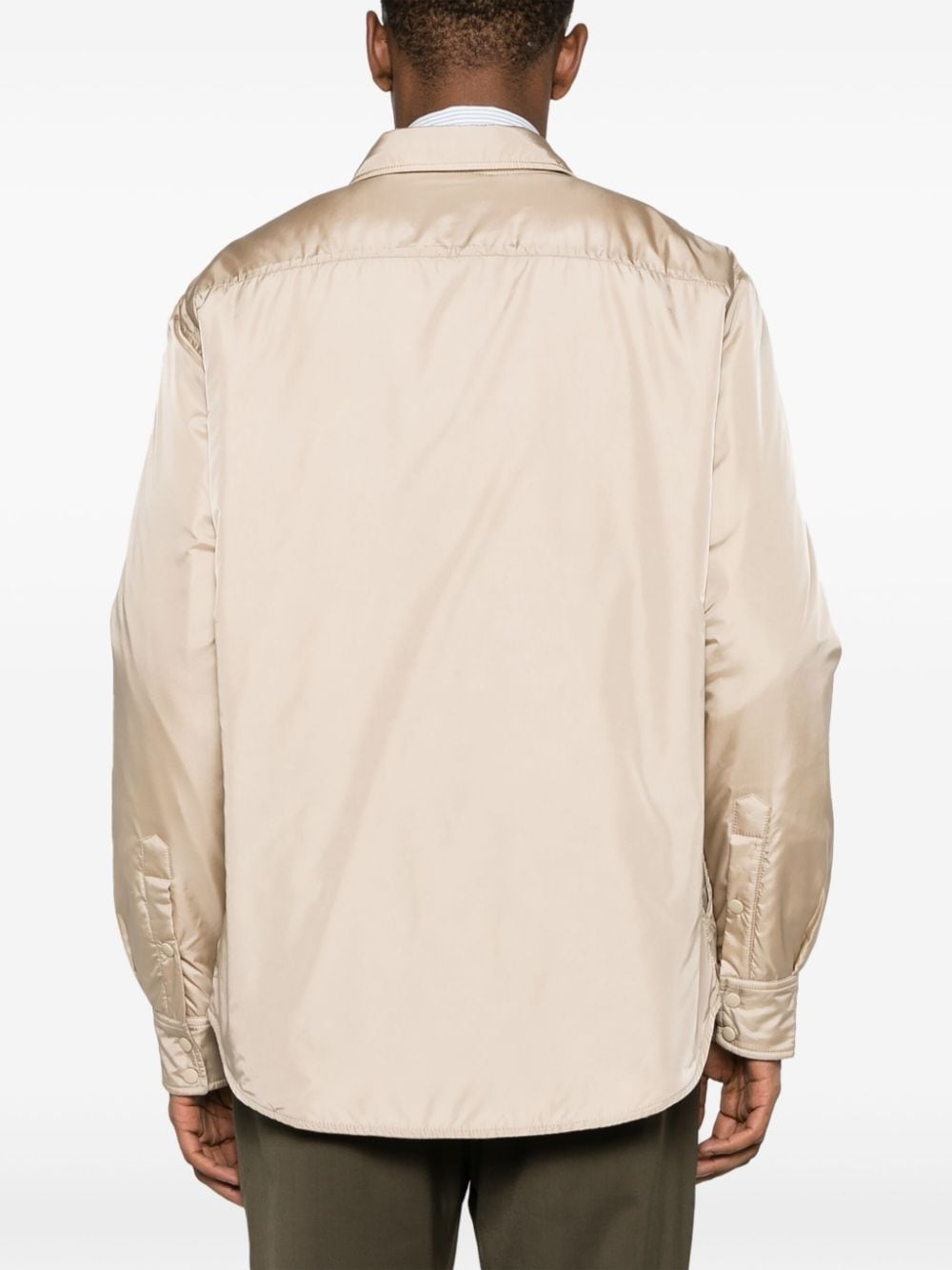 classic-collar press-stud fastening shirt - 4