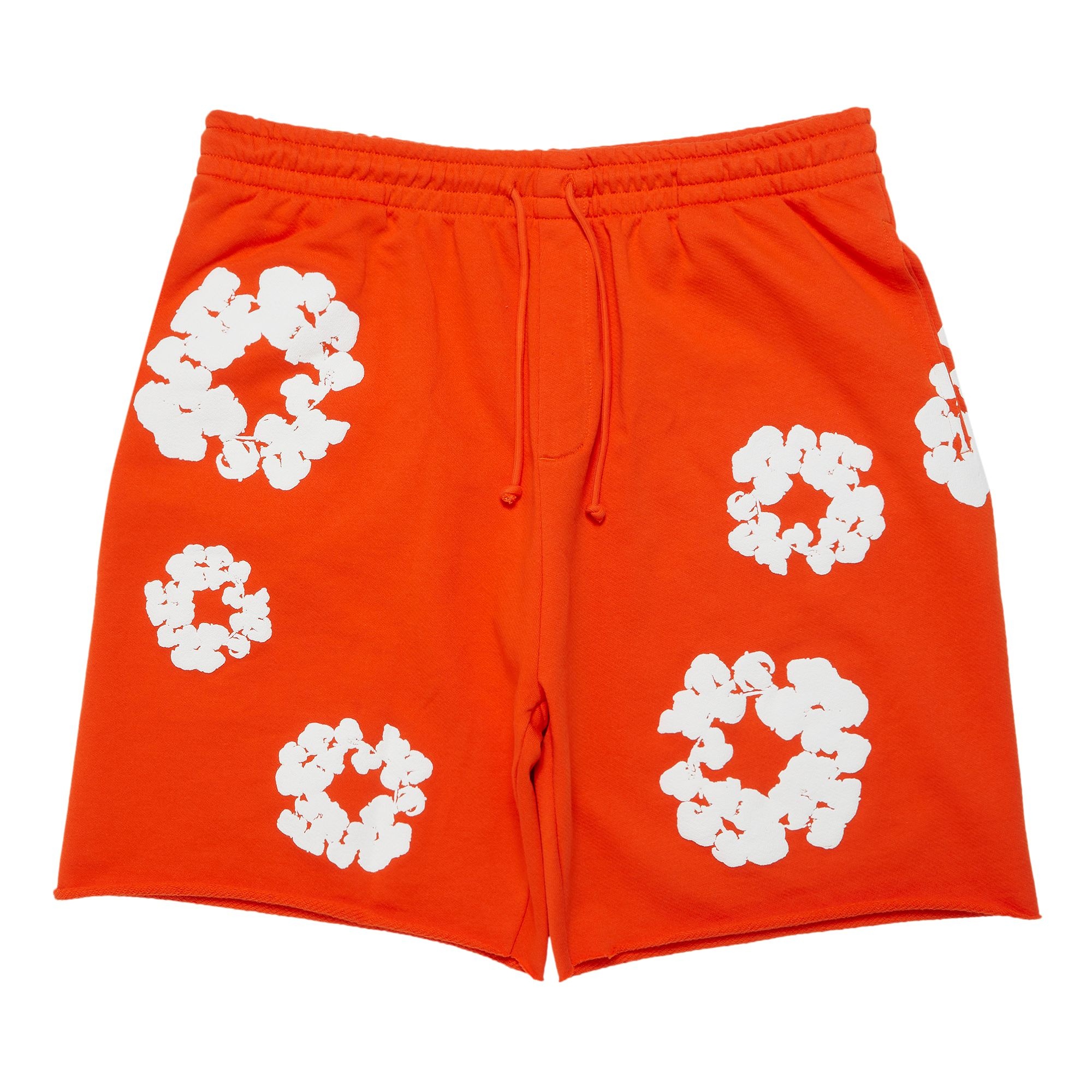 Denim Tears The Cotton Wreath Shorts 'Orange' - 1