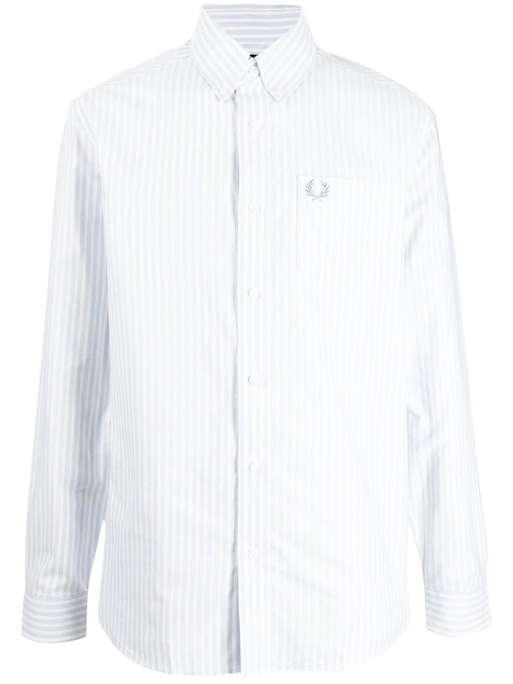 striped logo shirt - 1