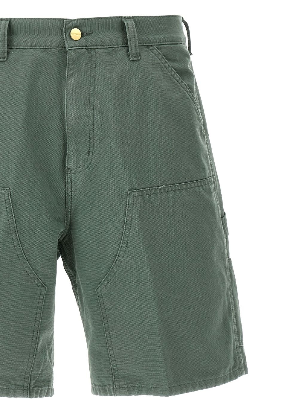 double knee canvas shorts - 4