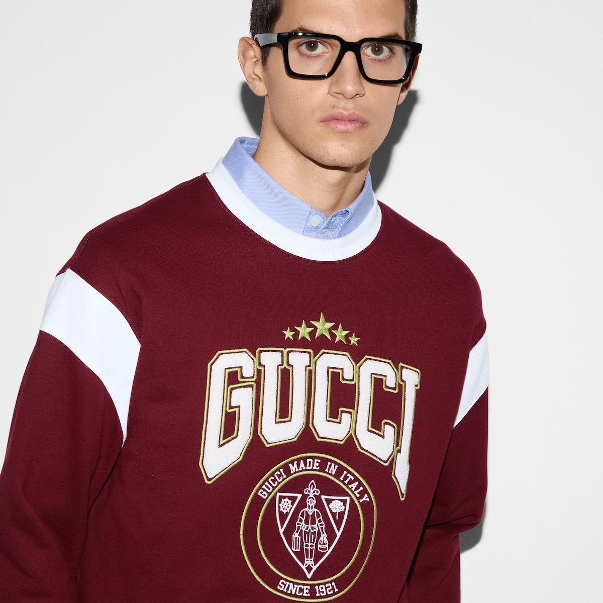 Embroidered cotton jersey sweatshirt - 5