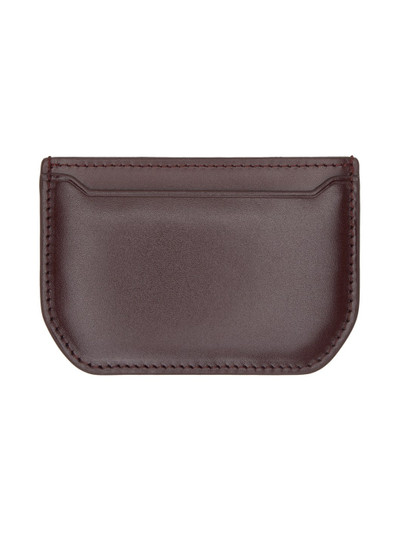 Lemaire Brown Calepin Card Holder outlook