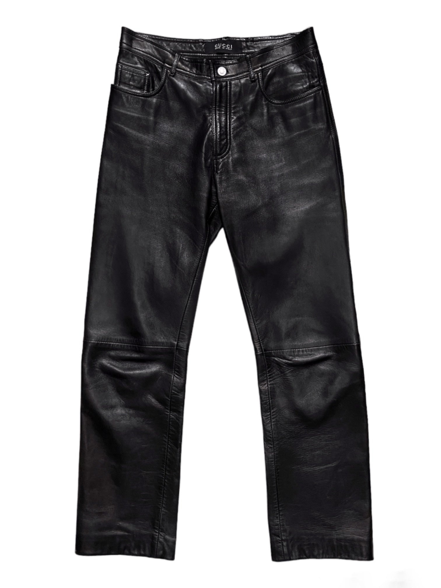 GUCCI 03AW TOM FORD期 Black Bootcut Jeans GUCCI by TOM FORD Size 29 Black Cotton Flared Bell Bottom Jeans