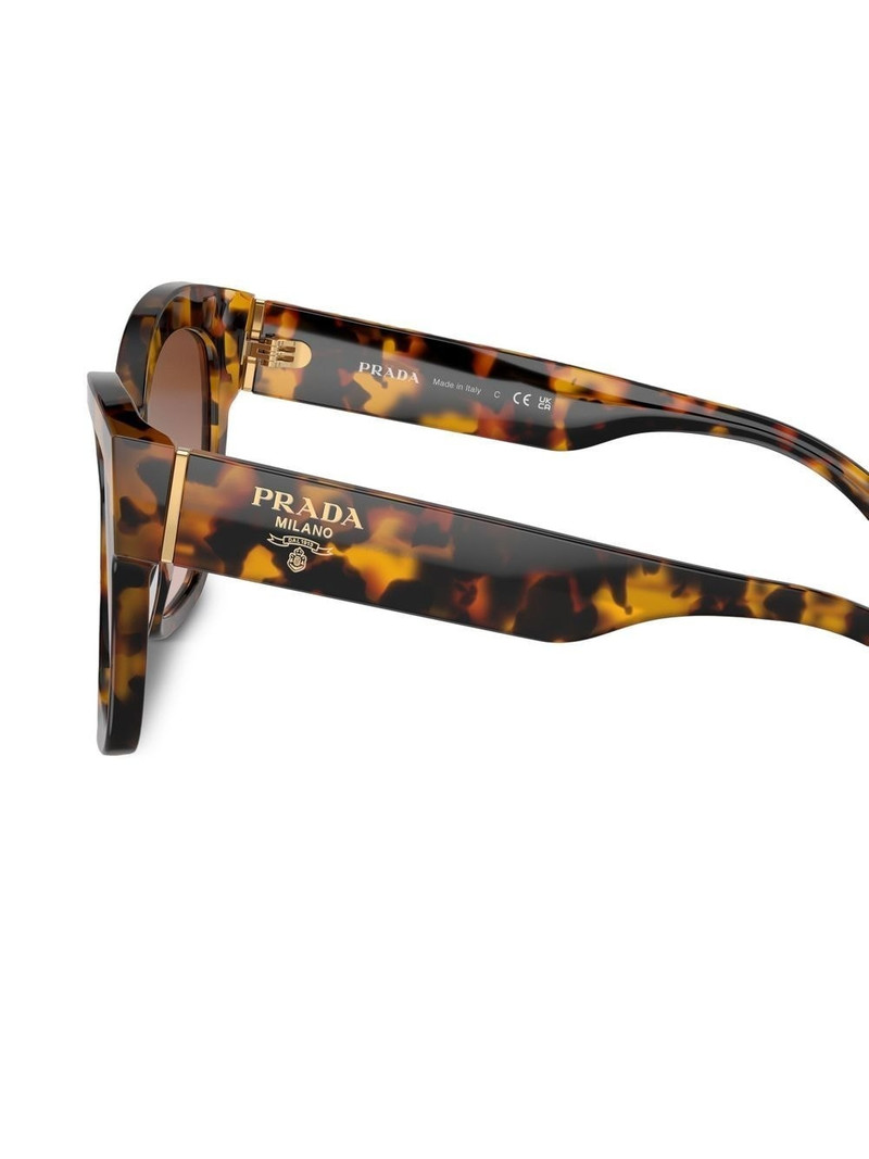 tortoiseshell-effect cat-eye sunglasses 3