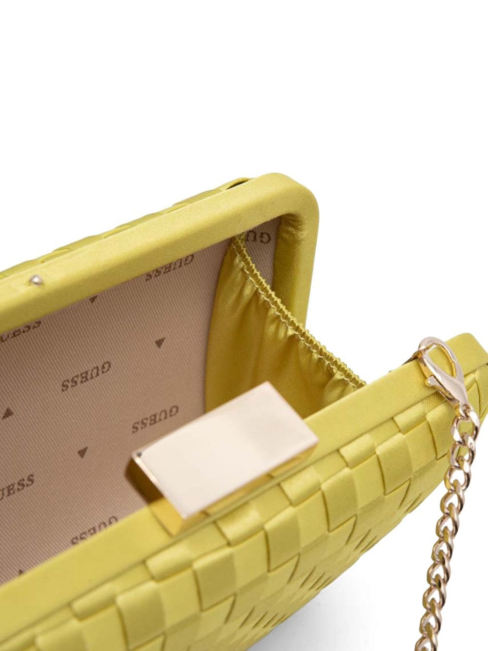 logo-plaque clutch bag - 4