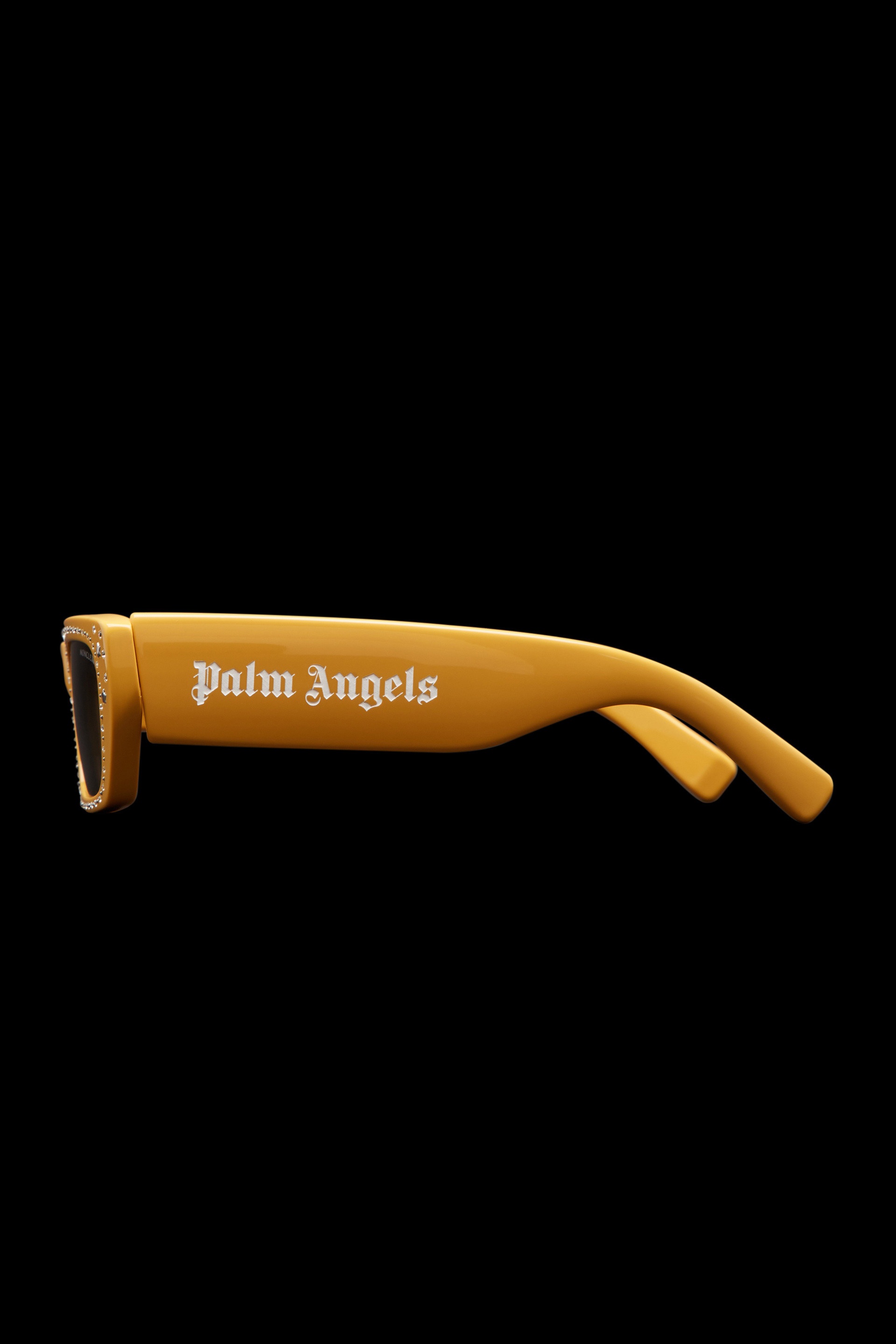 Crystal-Encrusted Rectangular Sunglasses - 3