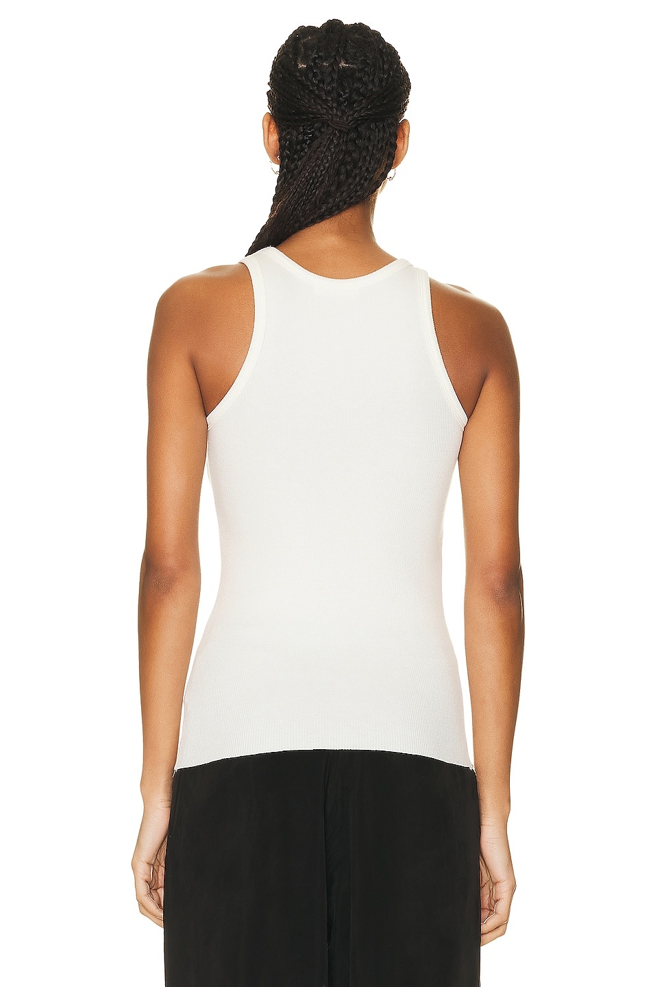 High Neck Fitted Tank Top - 3