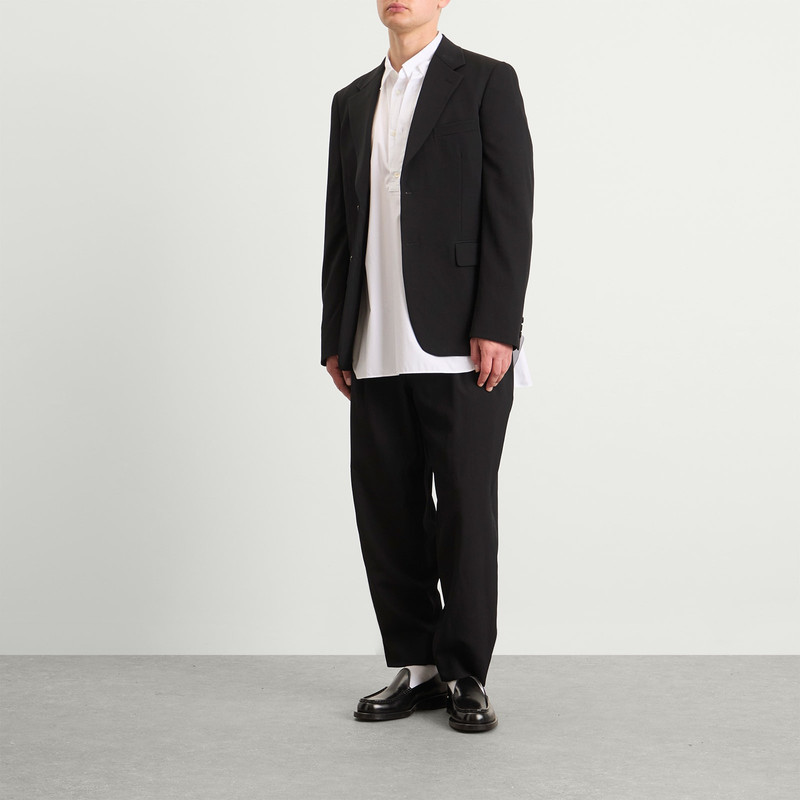 Comme des Garçons Homme Plus Comme des Garçons Homme Plus Wool Single Breasted Blazer outlook