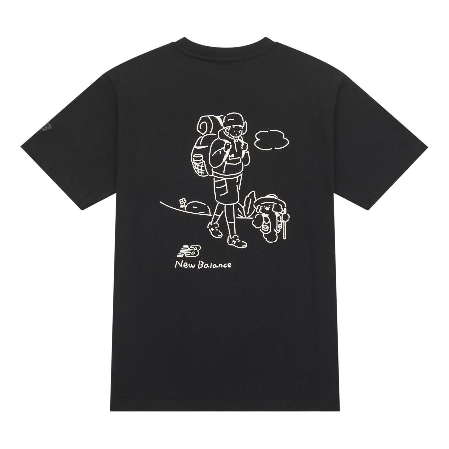 New Balance Hiking Graphic T-Shirt 'Black' AMT42339-BK - 2