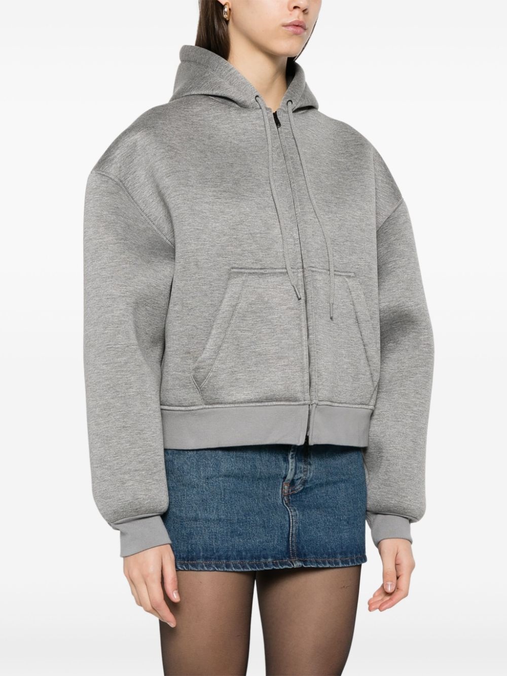 scuba-jersey hoodie - 3