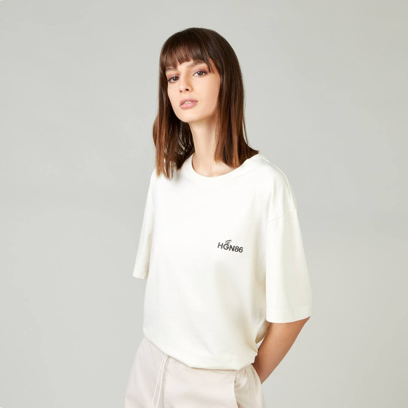 T-shirt in Denim White 4